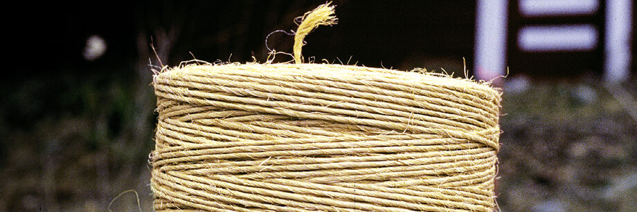 A roll of natural twine.
