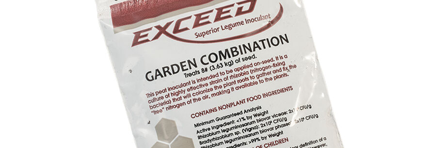 Package of Exceed Organic Garden Combination inoculant.