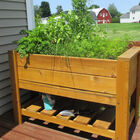 Elevated Cedar Planter Raised Beds & Planters