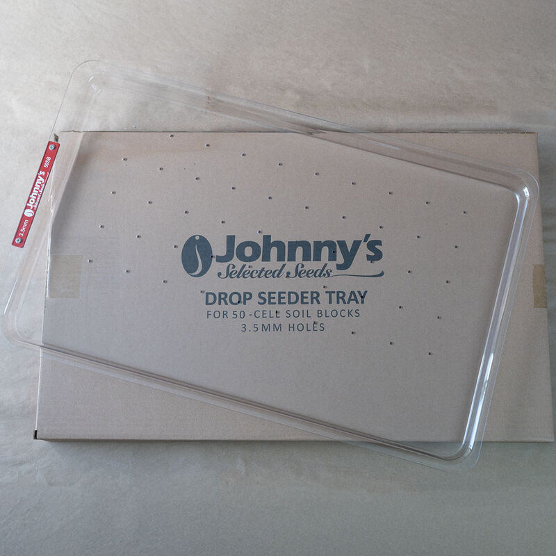 50-Hole Tray for Soil Blocks &ndash; 3.5 mm Holes Drop Seeders