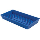 Polypro Endurance Deep Tray (No Holes), Blue – 24 Count Support Trays