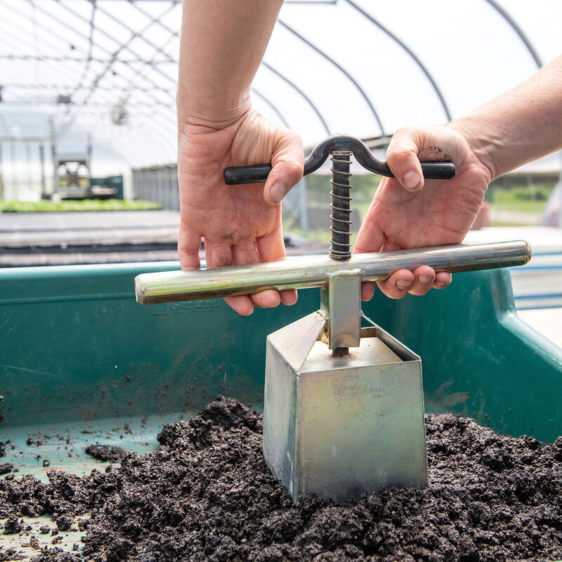 Hand-held 1 Soil Blocker Soil Blocking
