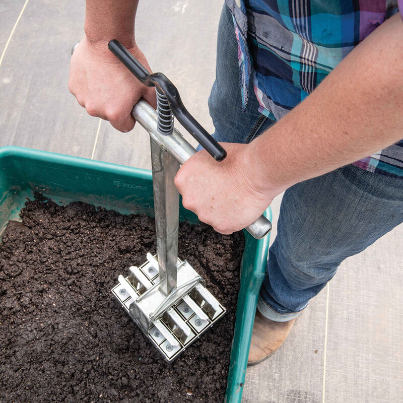 20-Cell Stand-up Soil Blocker Soil Blocking
