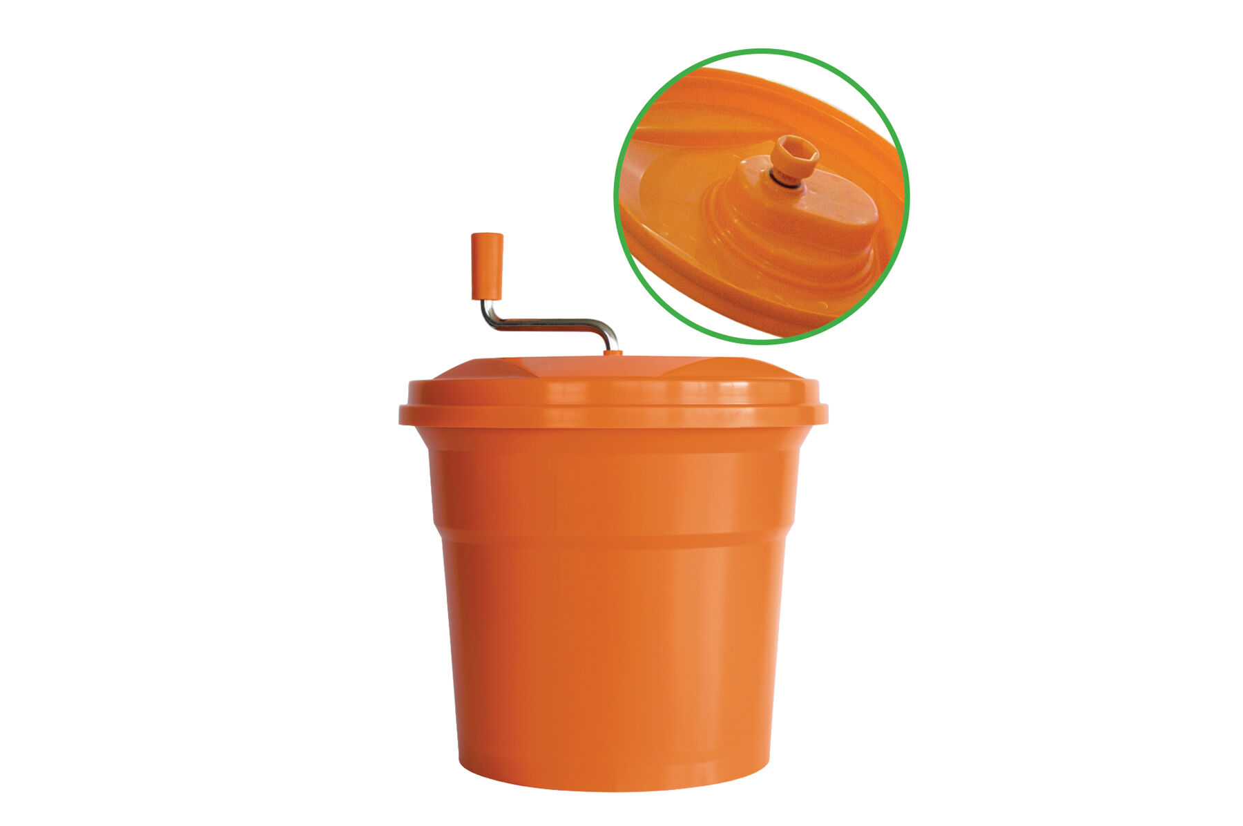 Sealed Dynamic Salad Spinner Johnny's Selected Seeds