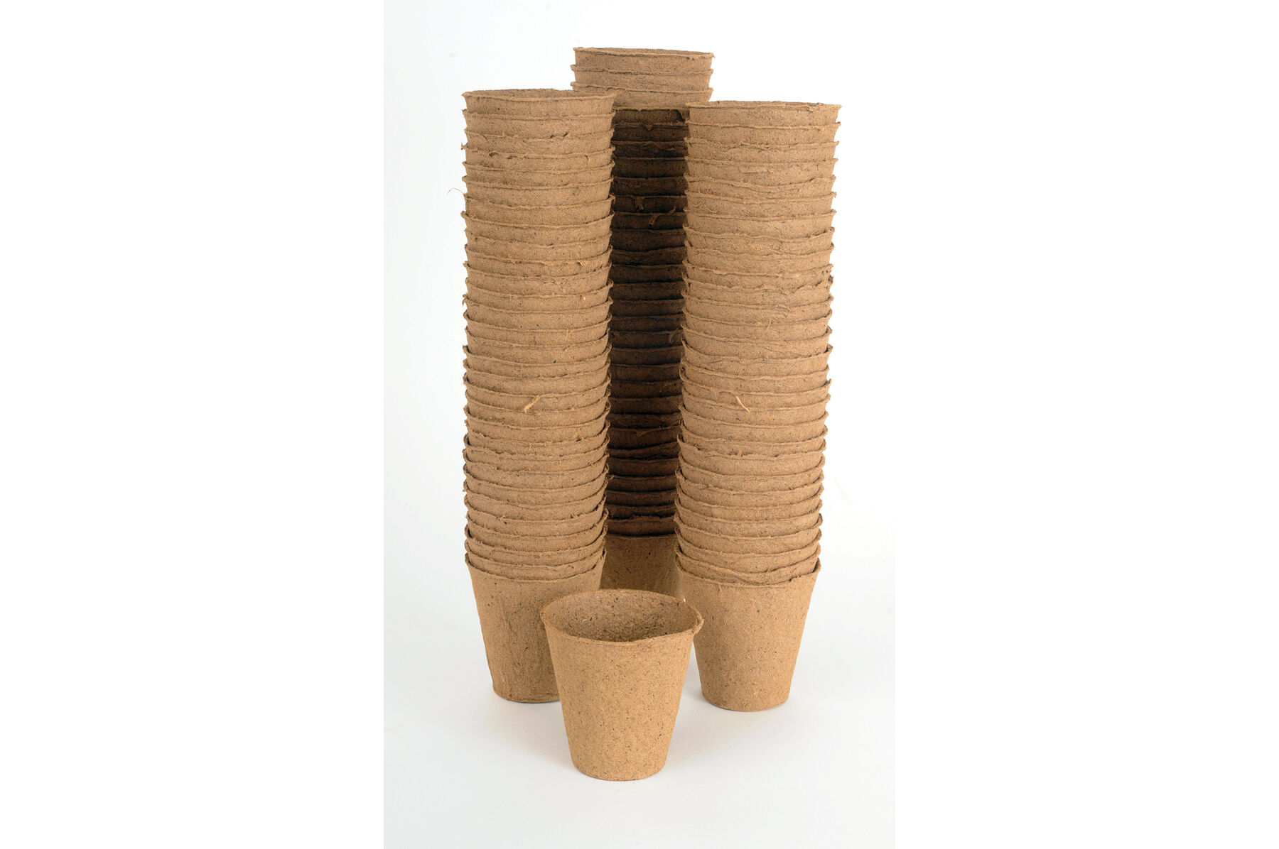 3 1/8" Round Fertil Pots &ndash; 90 Count Biodegradable Pots
