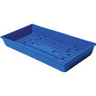 Polypro Endurance Deep Tray (No Holes), Blue – 4 Count Support Trays