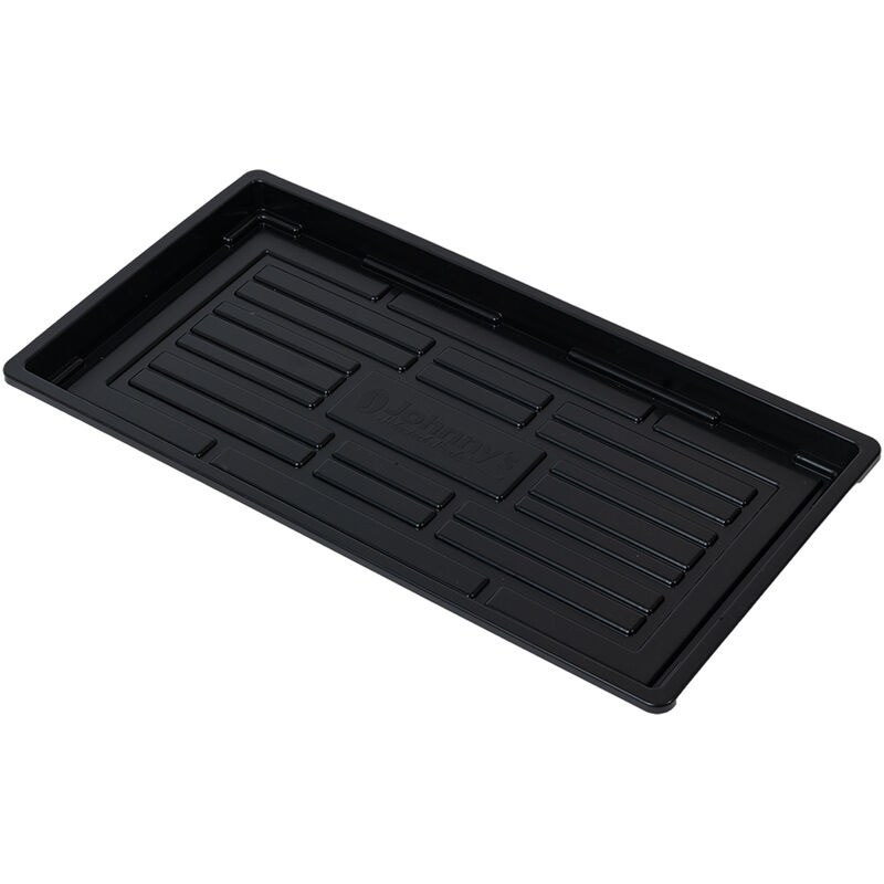 Polypro Endurance Shallow Speed Tray (No Holes), Black – 24 Count Support Trays
