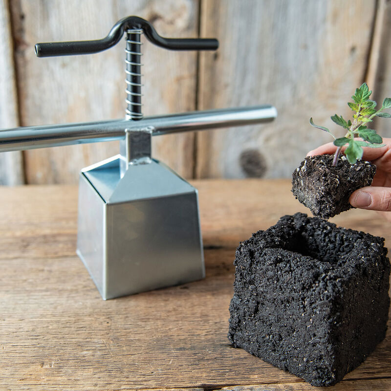 Hand-held 1 Soil Blocker Soil Blocking