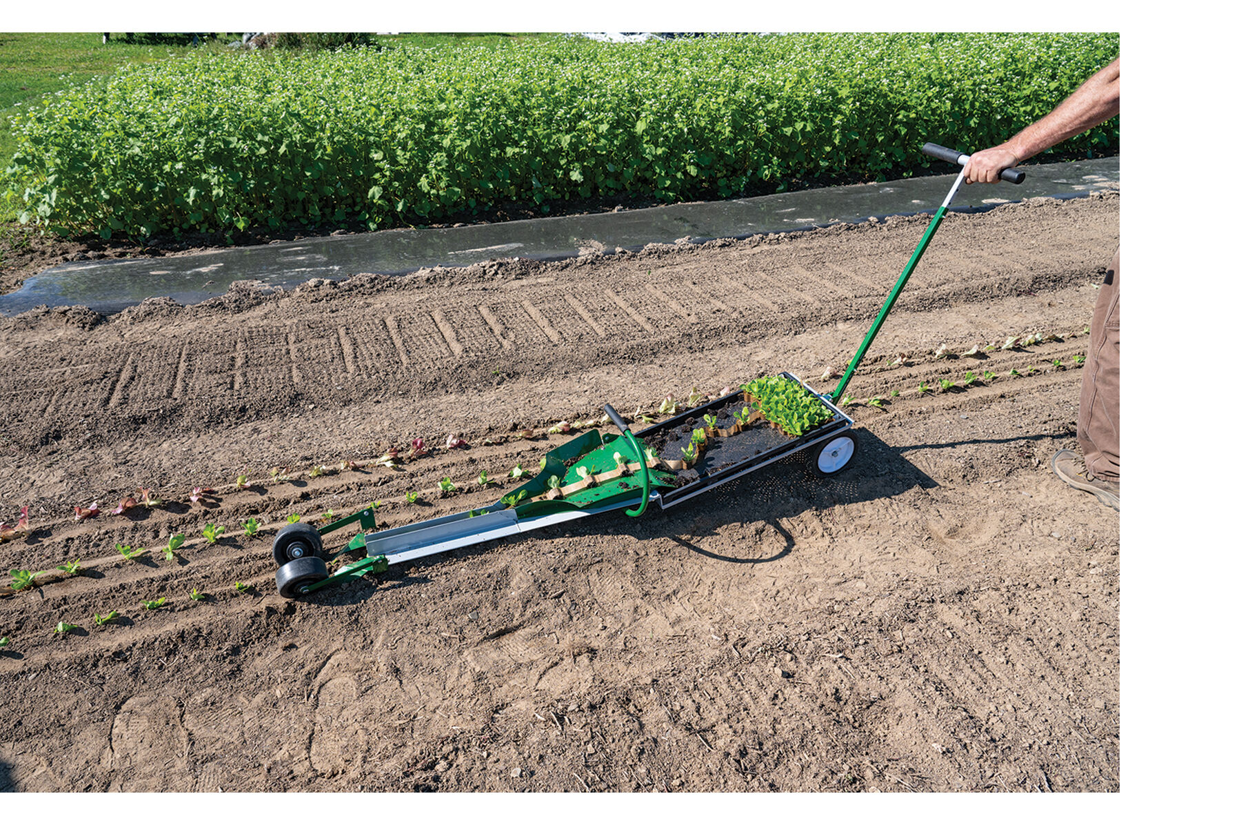 Johnny's Paperpot Transplanter Paperpot Transplanter
