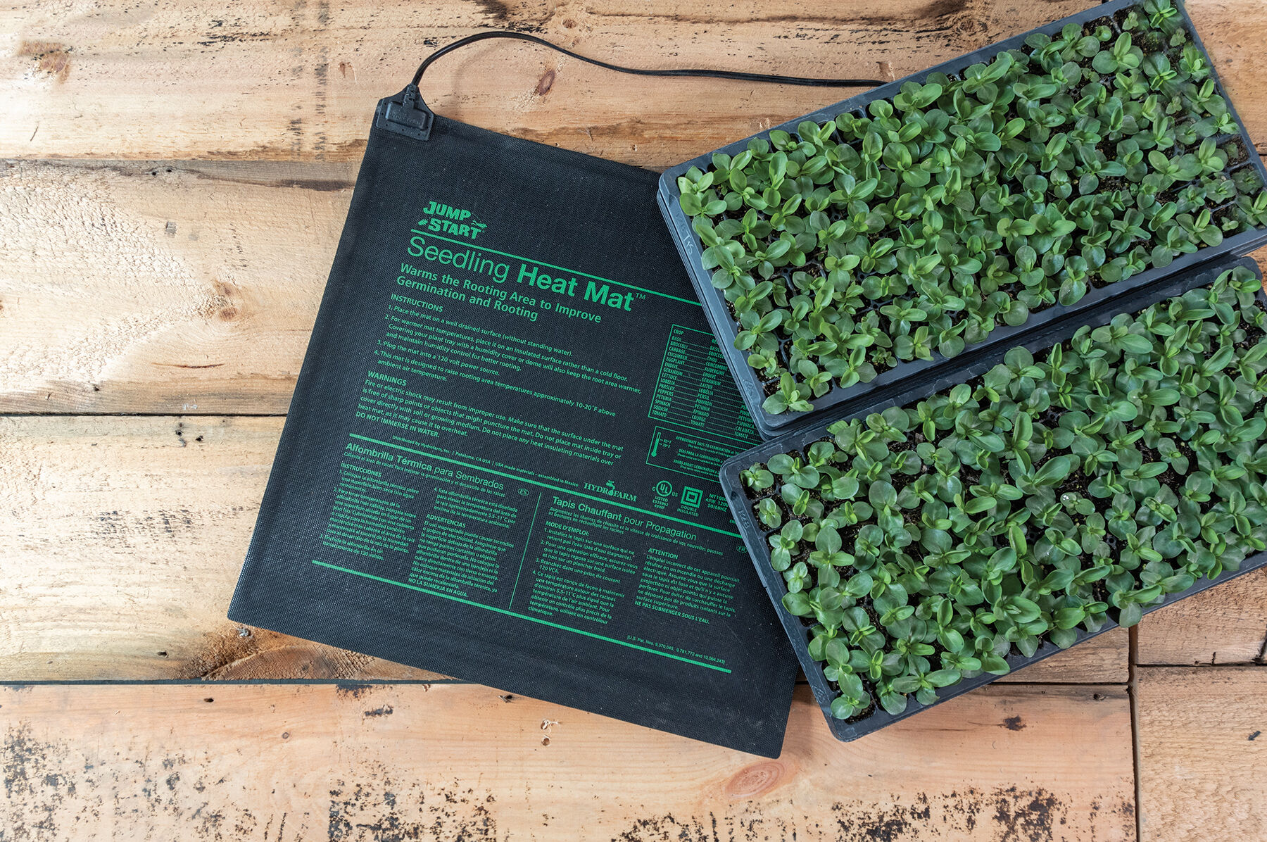 Jump Start 9 x 19 1/2 Waterproof Seedling Heat Mat 