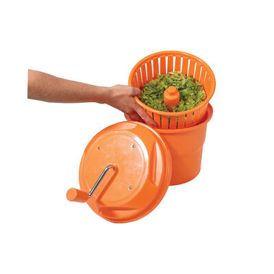 Dynamic USA E001 Plastic Manual Salad / Vegetable Spinner