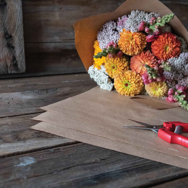 Kraft Paper Square Sheets – L Flower Post-Harvest