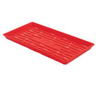 Polypro Shallow Tray (With Holes), Red – 24 Count Support Trays
