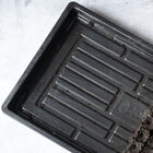 Polypro Endurance Shallow Speed Tray (No Holes), Black &ndash; 4 Count Support Trays