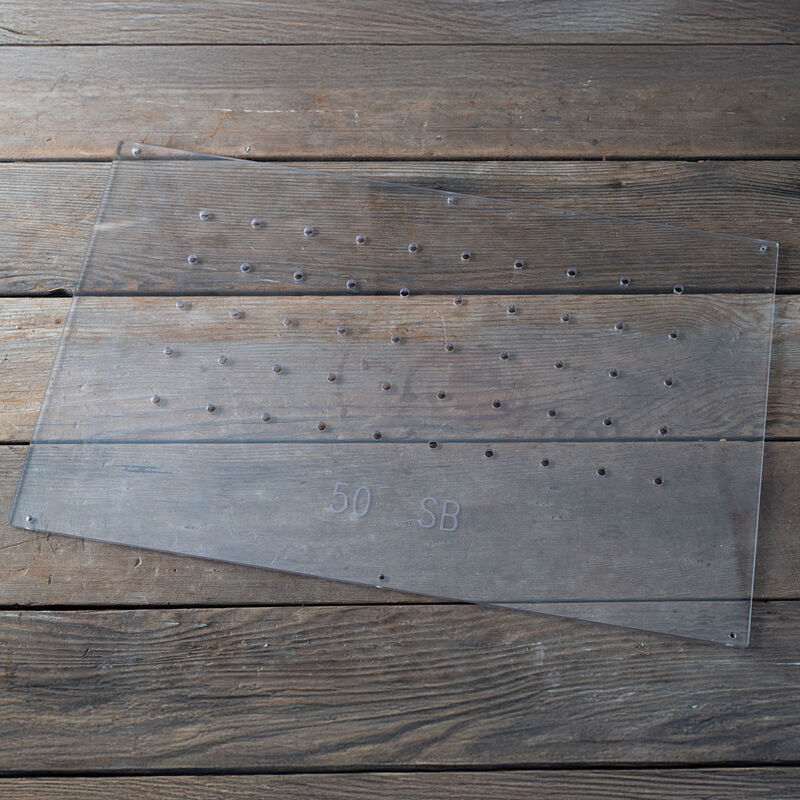 50-Hole Soil Block Conversion Plate Drop Seeders