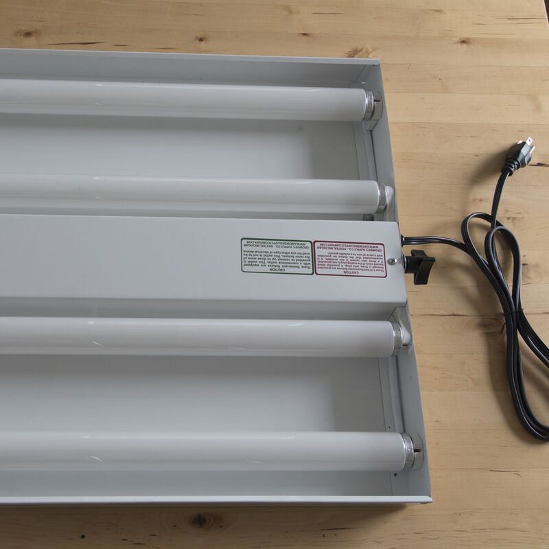 Four-Bulb Replacement Fixture Grow Lights and Carts