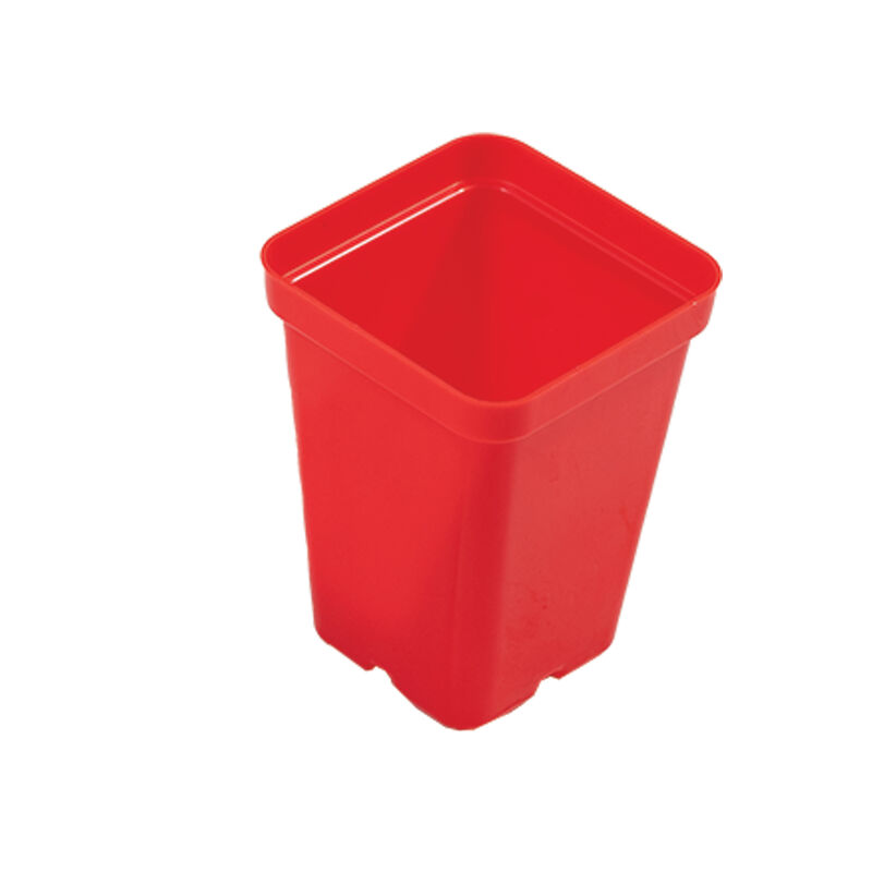 Polypro 2.5" Insert Pots – Red, 8 Count Plastic Pots