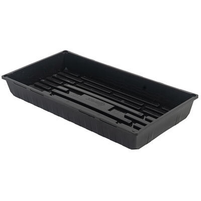 Polypro Endurance Deep Tray (No Holes), Black – 24 Count Support Trays