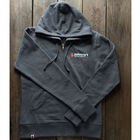 Men's Zip Hoodie – Charcoal, M Hoodies