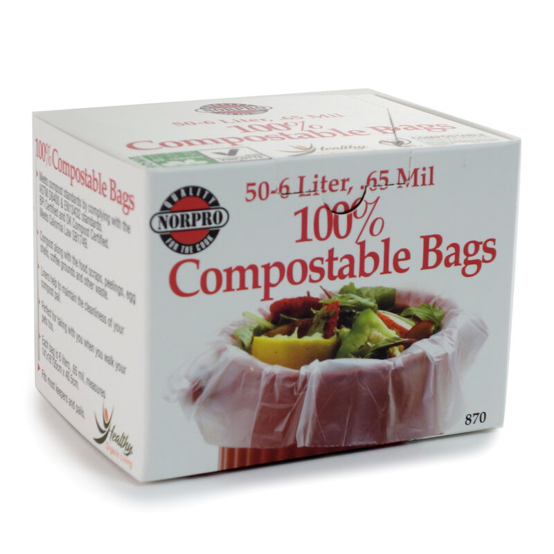 Compostable Liners – 50 Count Compost Bins & Accessories