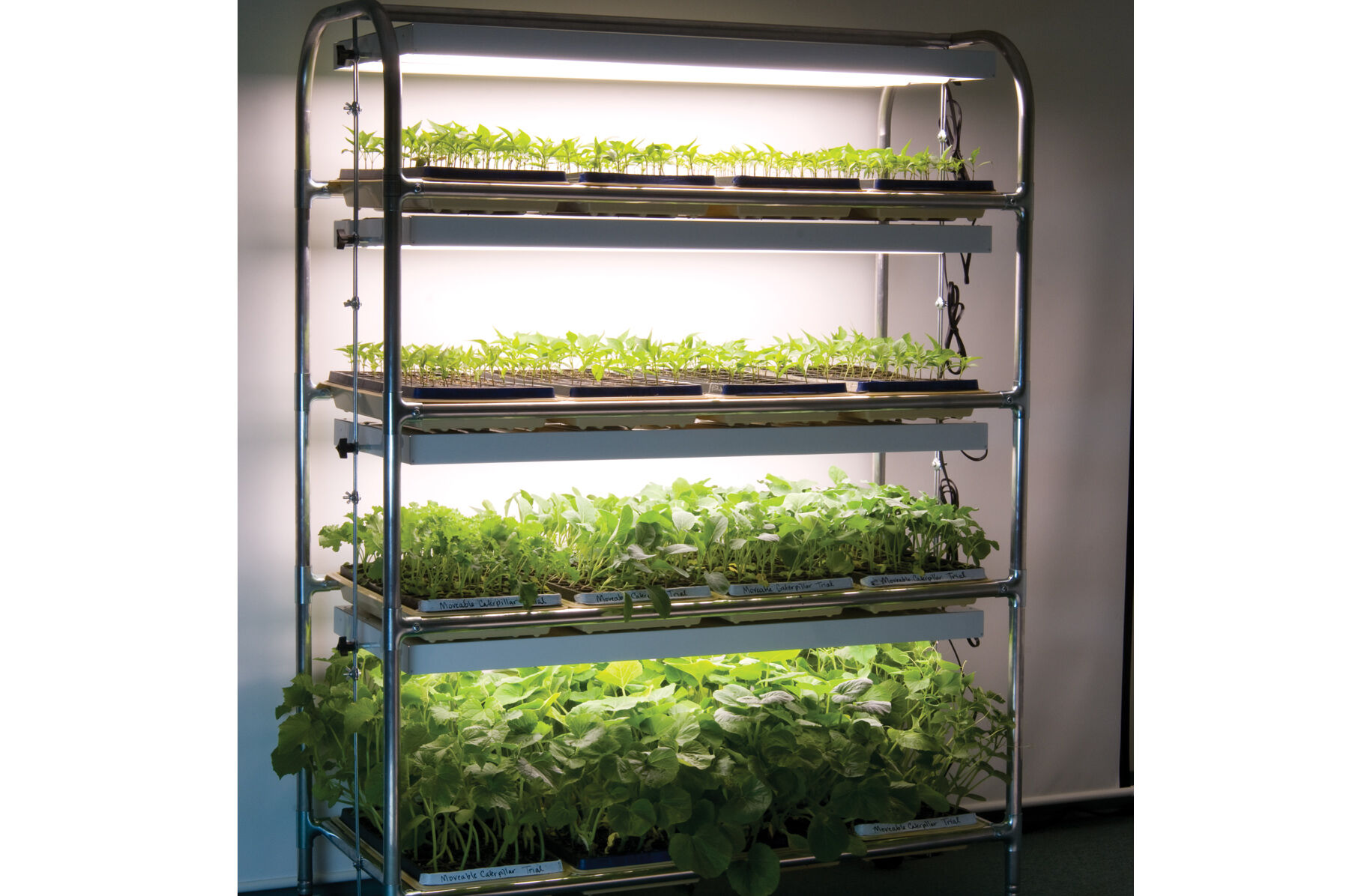 FullSize Seedling Light Cart 16 Trays, 640 Watts Grow Light System