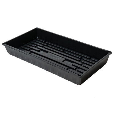 Polypro Endurance Deep Tray (No Holes), Black – 4 Count Support Trays
