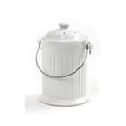 Ceramic White – 4 Qt. Compost Bins & Accessories