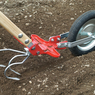 3-Tine Cultivator Attachment Glaser Wheel Hoe