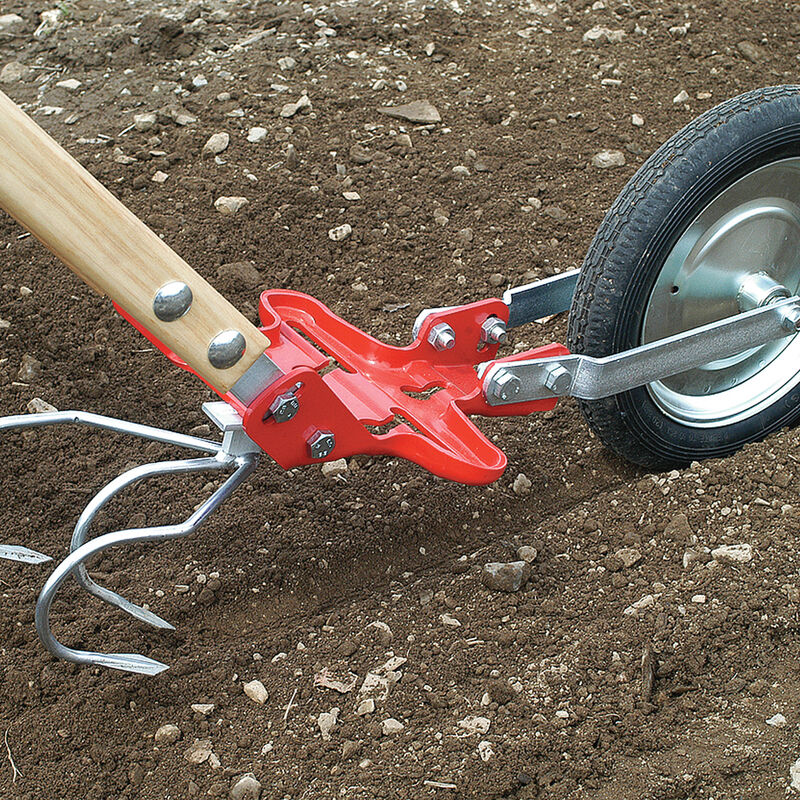 3-Tine Cultivator Attachment Glaser Wheel Hoe