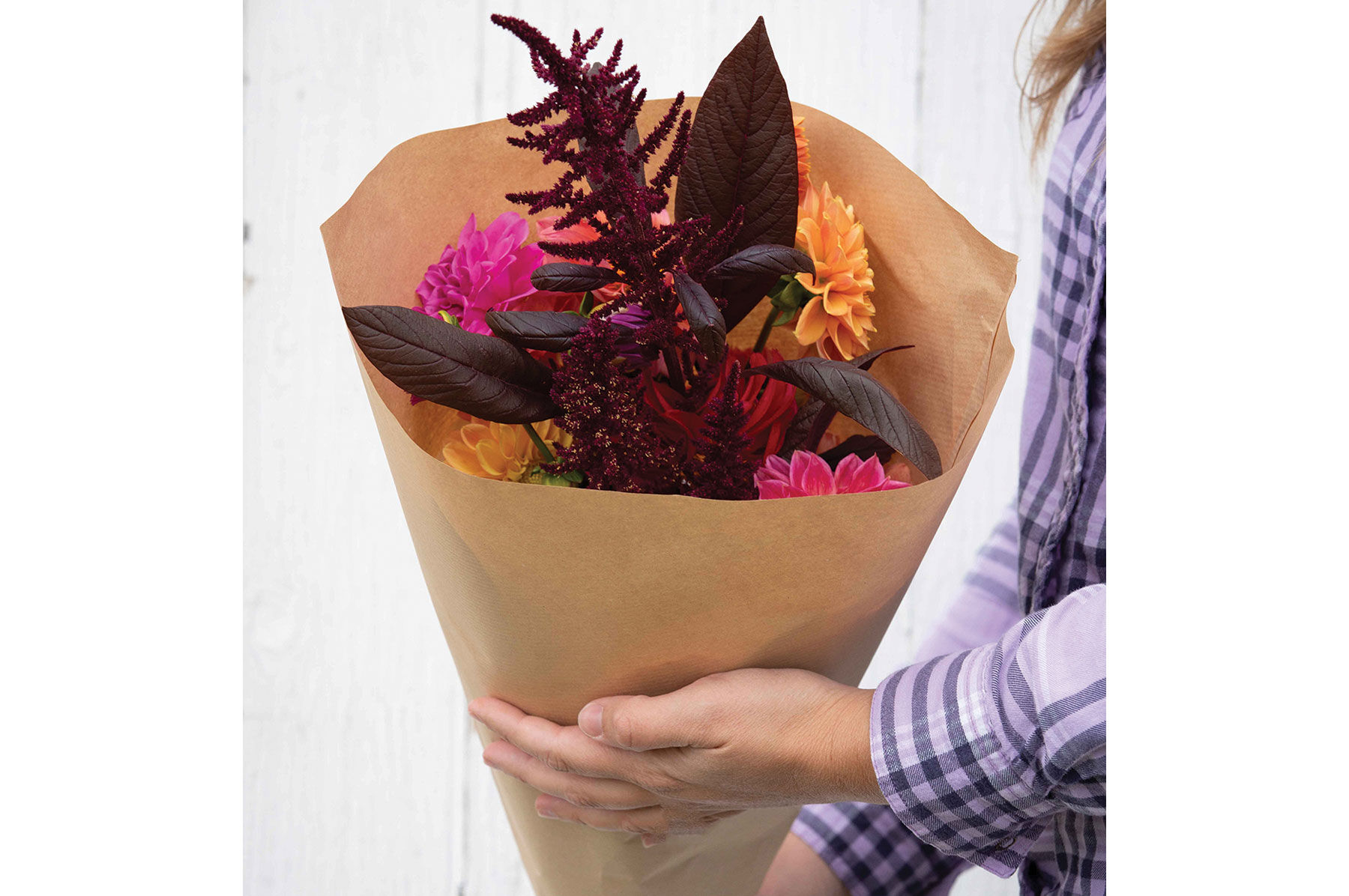 Kraft Paper Cut-Flower Sleeves &ndash; XL, 500 Count Flower Post-Harvest