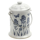 Ceramic Floral – 3 Qt. Compost Bins & Accessories