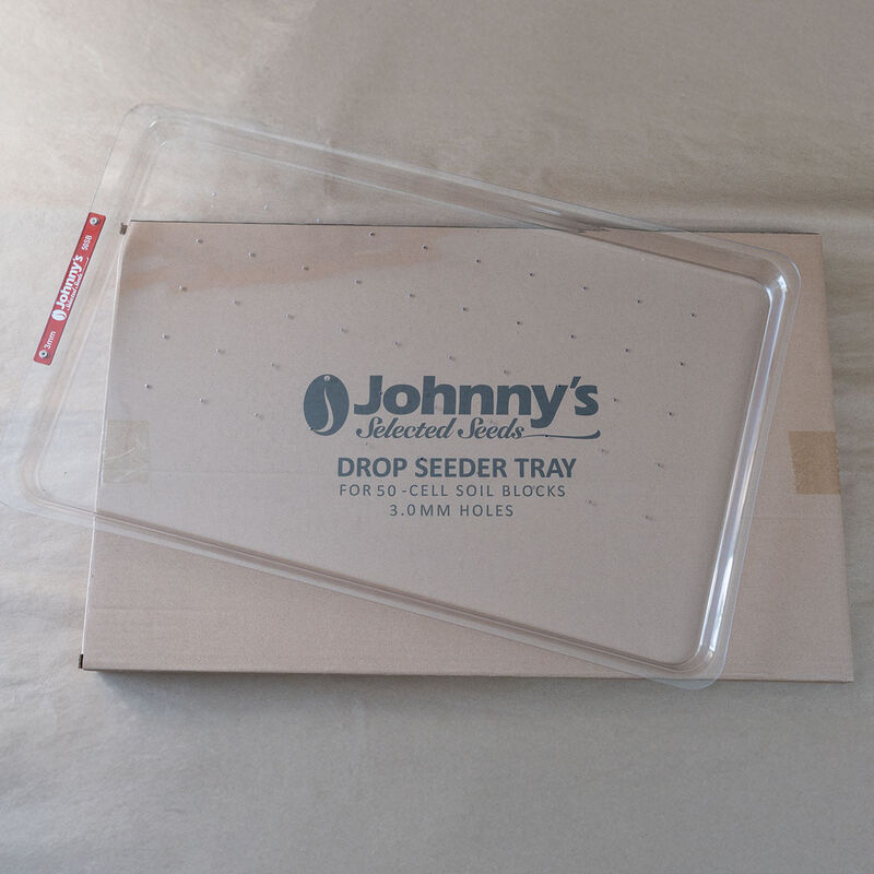 50-Hole Tray for Soil Blocks &ndash; 3 mm Holes Drop Seeders
