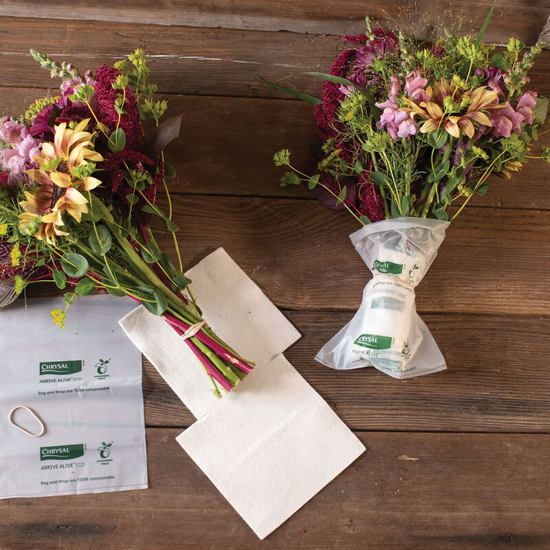 Arrive Alive Compostable Wraps – 100 Count Flower Post-Harvest