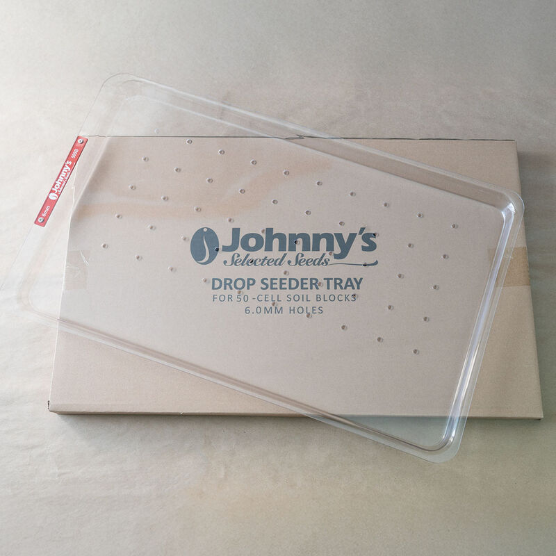 50-Hole Tray for Soil Blocks &ndash; 6 mm Holes Drop Seeders
