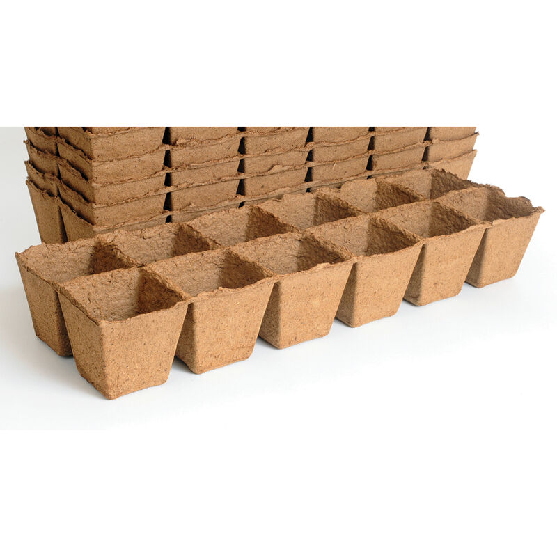 12 Cell Fertil Pots Strip – 64 Count Biodegradable Pots