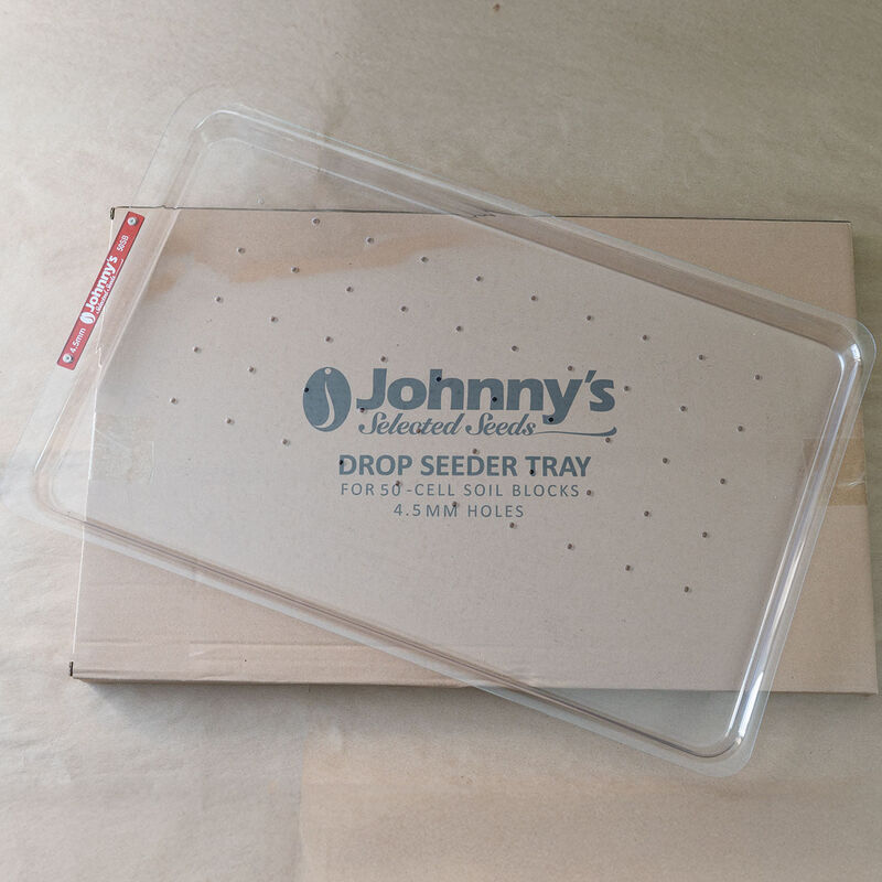 50-Hole Tray for Soil Blocks &ndash; 4.5 mm Holes Drop Seeders