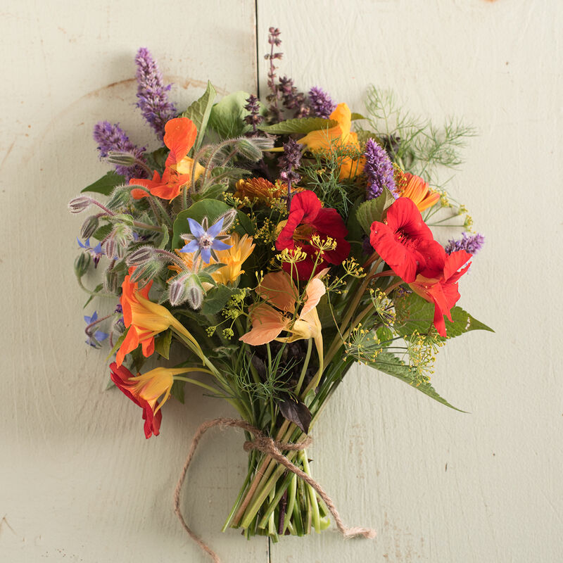 Organic Edible Flower Collection Flower Collections and Mixes