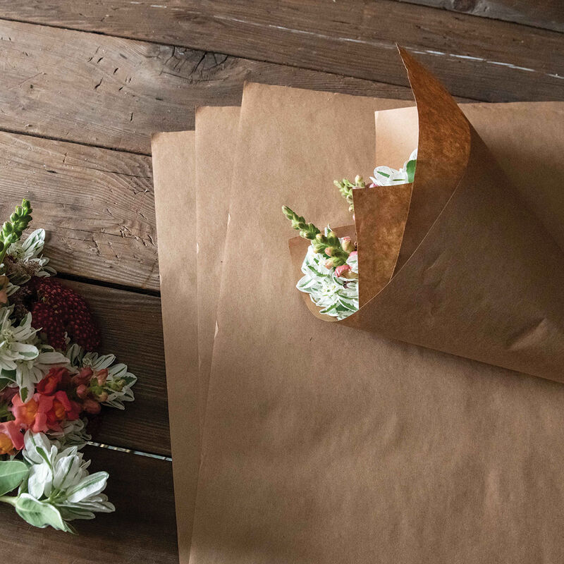 Kraft Paper Square Sheets – S Flower Post-Harvest