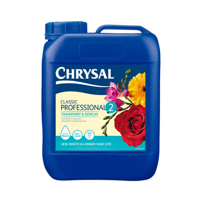 Chrysal Professional 2 Transport & Display Solution – 2.5 Gal. Flower Post-Harvest