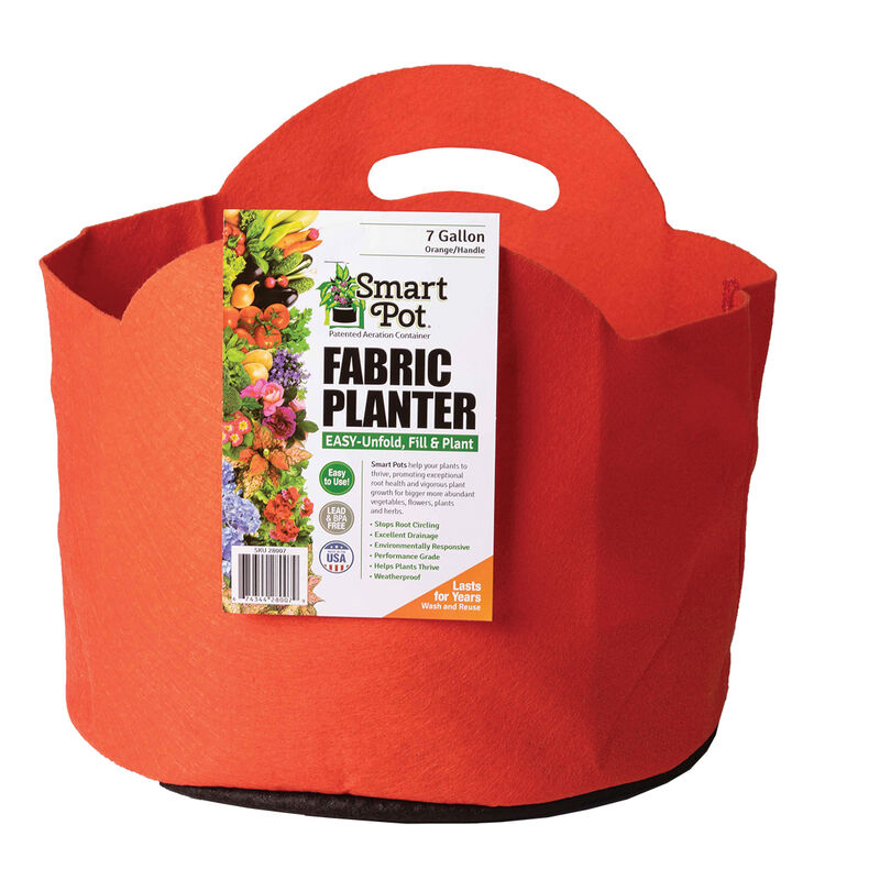 Smart Pot® Vivid Color, Mandarin Orange – 7 Gal. Grow Bags