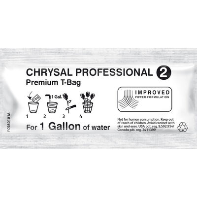 Chrysal Professional 2 Transport & Display T-Bags – 50 Count Flower Post-Harvest