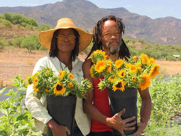 Aishah and Sebastian Lurry of Patagonia Flower Farm