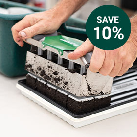 Johnny's 10-Cell Handheld Soil Blocker