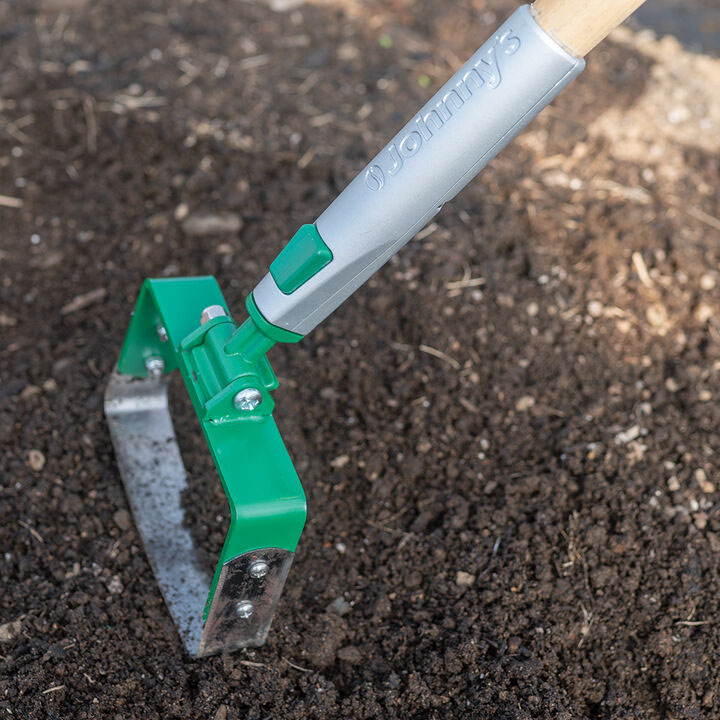 Connecta stirrup hoe in the dirt