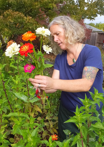 Adding refrigeration in her 3rd year of flower farming was a game-changer for Melissa Garcia Parry of Howl & Whistle.