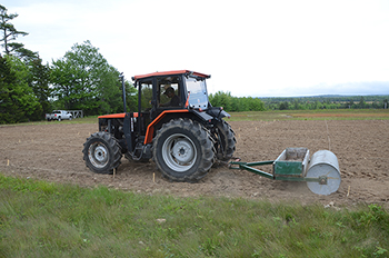 Soil compacting to ensure seed-to-soil contact, post sowing Soil compacting, post sowing