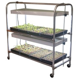 Johnny's Commercial LED Light Cart – 8 Trays