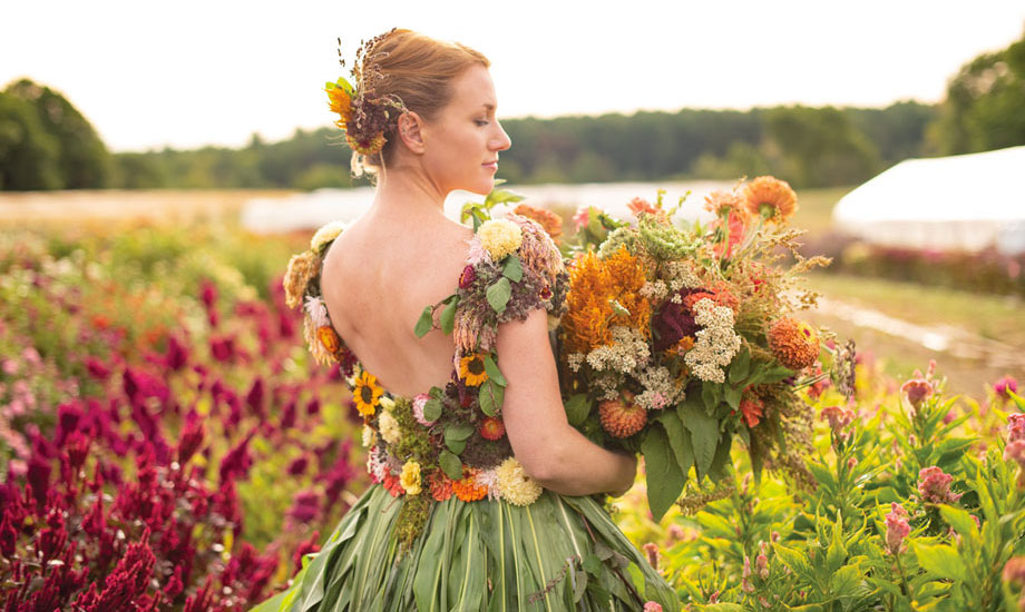 Flower Goddess - Gown by Rayne Grace Hoke for American Flowers Week