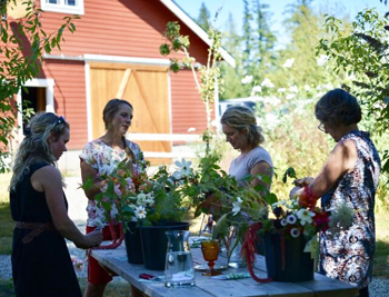 Willow & Mabel floral design workshop, hosted by Carolyn Thompson & Kelly Welk.