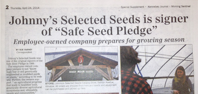 In the News with Johnny's Selected Seeds
